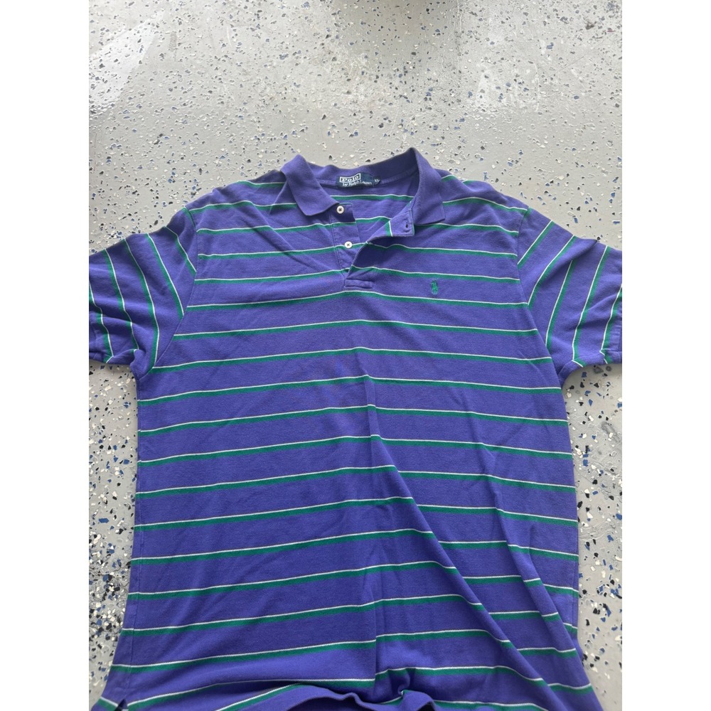 Polo Ralph Lauren Striped Polo Shirt Short Sleeve Casual XL